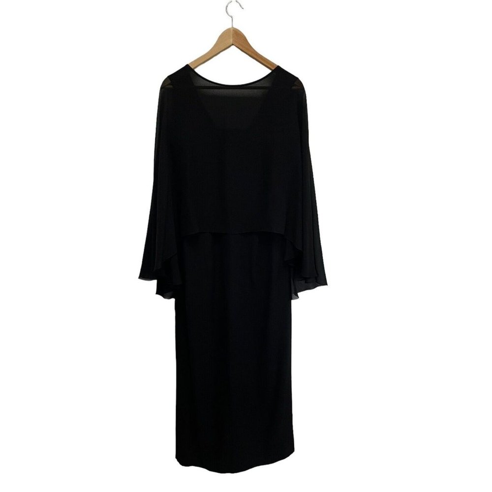 Melinda Print Dress in Black
